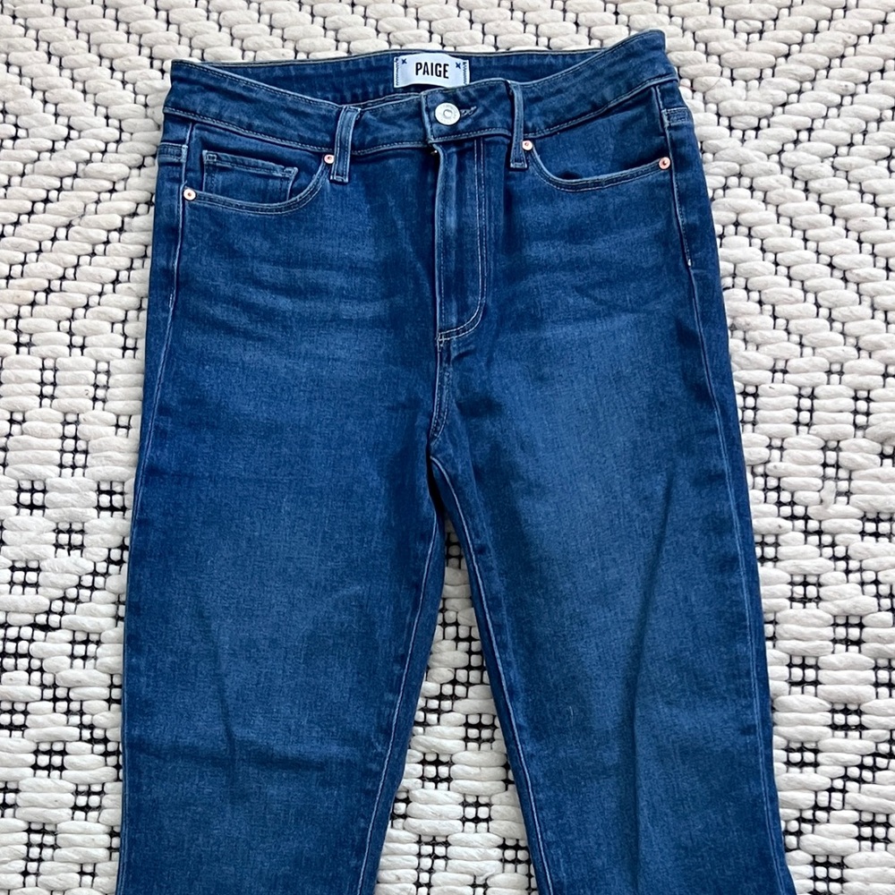 Paige Collette Crop Flare Jeans 29 - Picture 2 of 8
